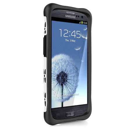 Ballistic Aspira Flowers Pattern Case for Samsung Galaxy S3, White /Black
