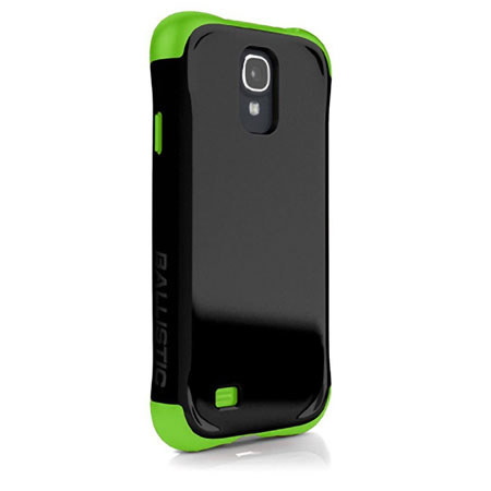 Ballistic Aspira Case for Samsung Galaxy S4, Black/Lime Green