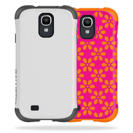 Ballistic Aspira Flowers Pattern Case for Samsung Galaxy S4, Pink/Orange