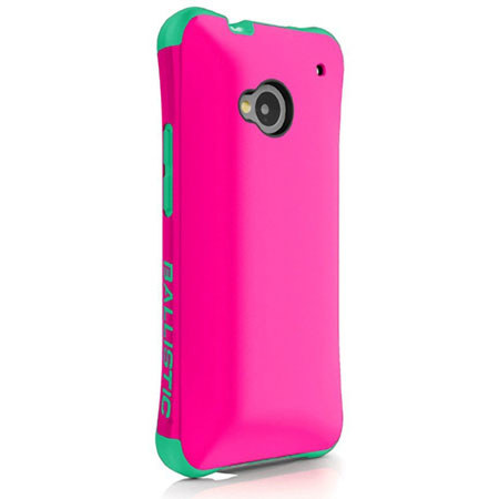Ballistic Aspira Case for HTC One, Mint Green /Strawberry Pink