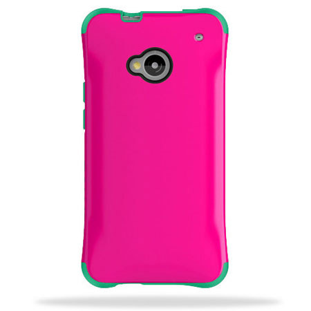 Ballistic Aspira Case for HTC One, Hot Pink / Tangerine