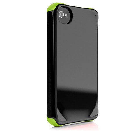 Ballistic Aspira Case for iPhone 4/4S, Black / Lime Green