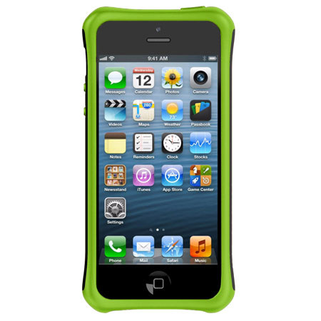 Ballistic Aspira Case for iPhone 5/5s,Black/Lime Green
