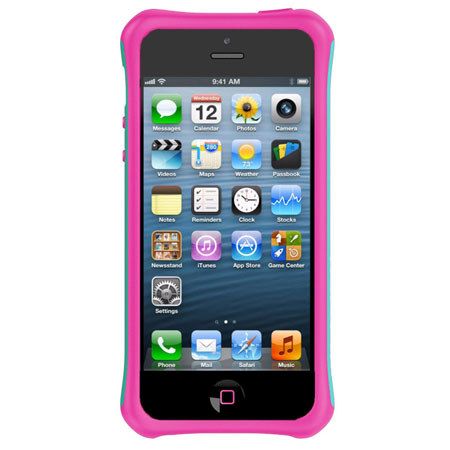 Ballistic Aspira Case for iPhone 5, Mint Green / Strawberry Pink