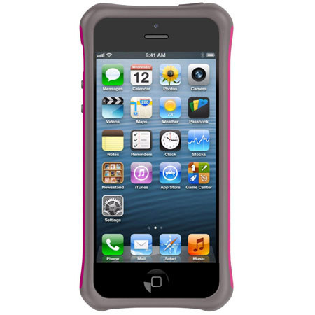 Ballistic Aspira Case for iPhone 5, Raspberry Pink / Dark Charcoal