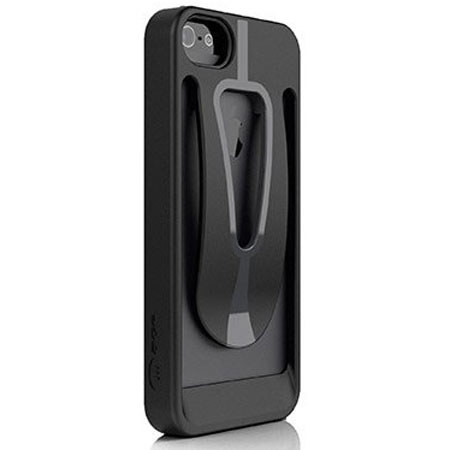 Ballistic AGF Clip Case for iPhone 5, Dark Charcoal/Black