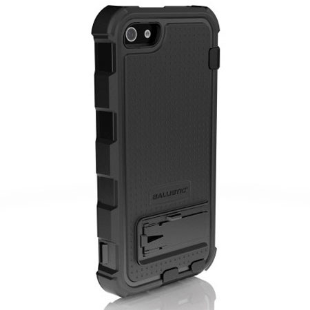 Ballistic Hard Core Case for iPhone 5, Black/Black
