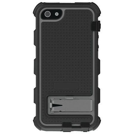 Ballistic Hard Core Series Case with Holster for iPhone 5, Black/Charcoal