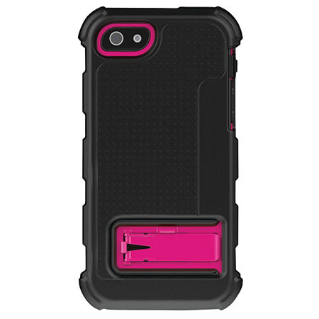 Ballistic Hard Core Case for iPhone 5, Black/Hot Pink
