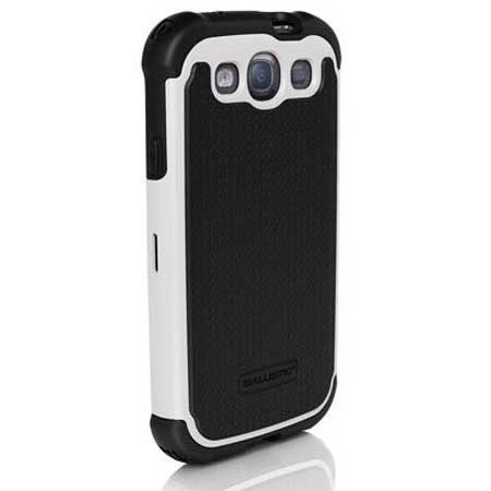Ballistic Hard Core (HC) Series Case for Samsung Galaxy S3, White/Black