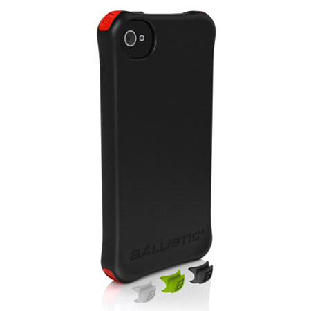 Ballistic Life Style Smooth Case f/iPhone 4/4S - Black - w/Bumpers