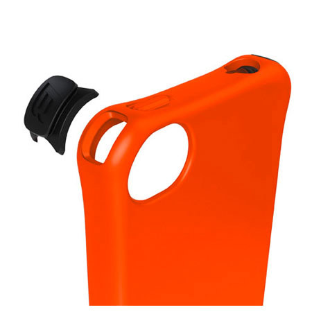 Ballistic Life Style Smooth Case f/iPhone 4/4S - Orange - w/Bumpers