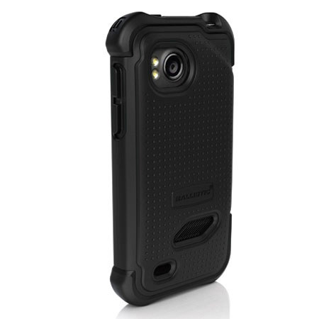 Ballistic Shell Gel (SG) Case for HTC Rezound - Black/Black