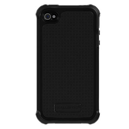 Ballistic Shell Gel (SG) Case for iPhone 4/4S - Black/Black