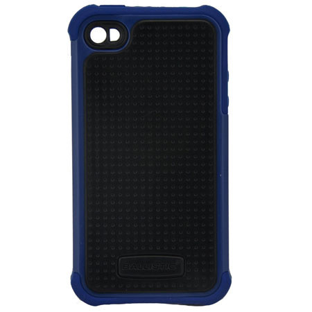 Ballistic Shell Gel (SG) Case for iPhone 4/4S - Blue/Blue