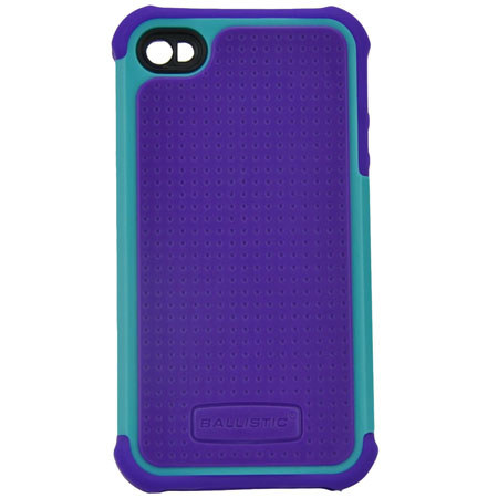 Ballistic Shell Gel (SG) Case for iPhone 4/4S - Purple/Blue