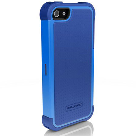 Ballistic Shell Gel Case for iPhone 5, Cobalt