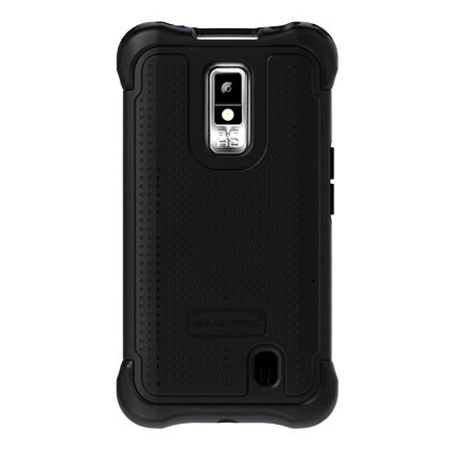Ballistic Shell Gel (SG) Case for LG Spectrum - Black/Black