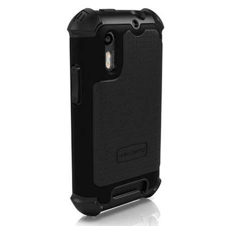 Ballistic Shell Gel (SG) Case for Motorola Droid Bionic - Black/Black