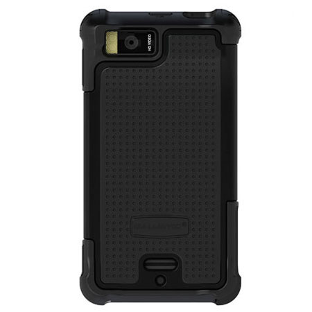Ballistic Shell Gel (SG) Case for Motorola Droid X - Black/Black
