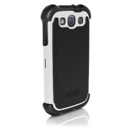 Ballistic Shell Gel Maxx Case for Samsung Galaxy S3, Black/White