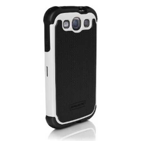 Ballistic Shell Gel (SG) Case for Samsung Galaxy S3, Black /White