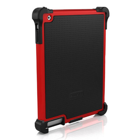 Ballistic Tough Jacket Case for Apple iPad 2, iPad 3 & iPad 4 - Black/Red