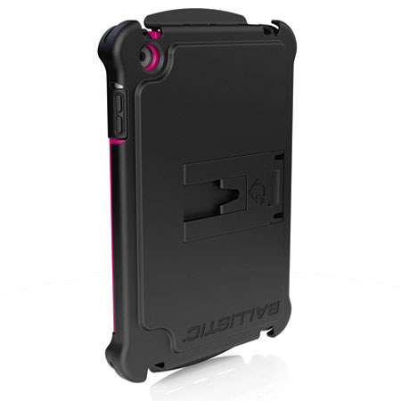 Ballistic Tough Jacket Case for iPad Mini, Black/Hot Pink