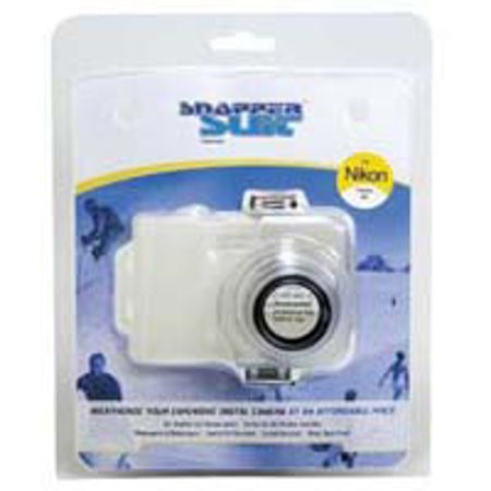 Bonica Snapper Suit Waterproof Removable Silicone Camera Protector for Nikon Coolpix L4 Digital Cameras, Good Down to 12'.