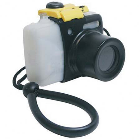 Bonica Snapper Suit Waterproof Removable Silicone Camera Protector for Nikon Coolpix P3 & P4 Digital Cameras, Good Down to 12'.