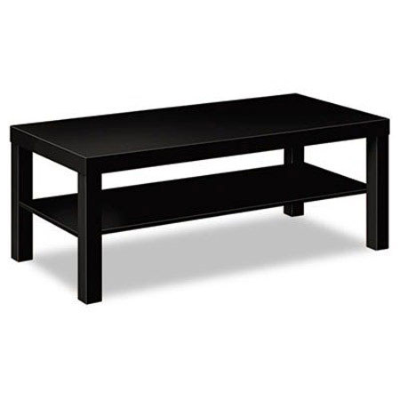 basyx by HON Laminate Occasional Table, 42w x 20d x 16h, Black