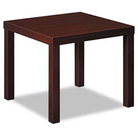 basyx by HON Laminate Occasional Table, 24w x 24d x 20h, Mahogany