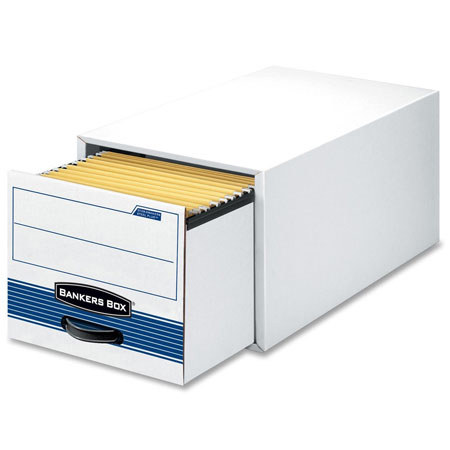 Bankers Box Steel Plus Stor/Drawer, Check - Pack of 12