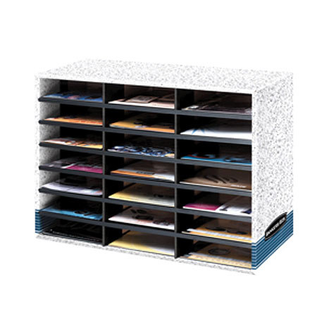 Bankers Box 21-Compartment Literature Sorter, Letter