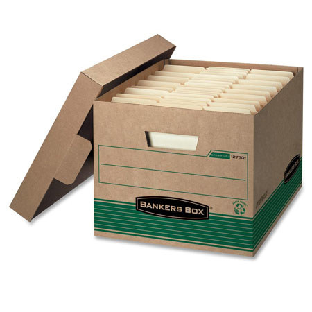 Bankers Box Recycled Extra Stor/File Box, Letter/Legal - Pack of 12