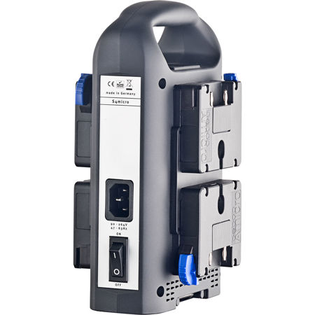 bebob AS4MICRO 4-Ch Amicro Quick Charger for Li-Ion Batteries, 80W DC-Out