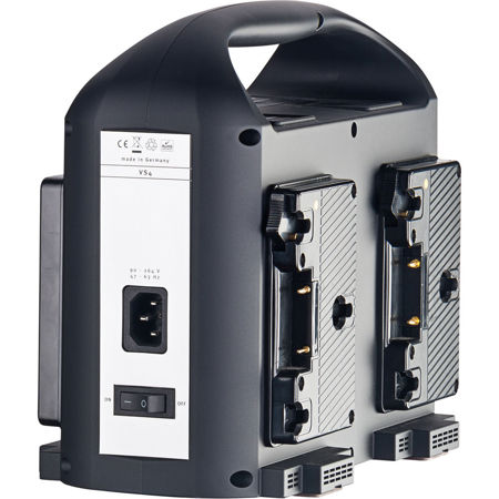 bebob AS4 4-Channel 3-Stud Charger for Gold Mount Li-Ion Batteries, 165W DC-Out