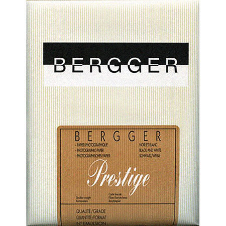 Bergger CB Art Warm Tone, Double Weight Fiber Base, Black & White Enlarging Paper, 11x14 - 25 Sheets Glossy, Graded #4