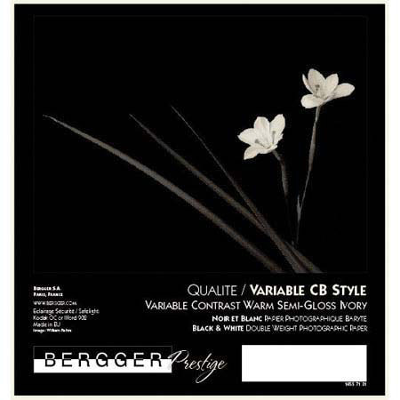 Bergger Prestige Variable CB Style Blk/Wht Paper 8x10"