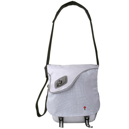Boblbee Shanghai 15 inch Messenger Bag, White / White