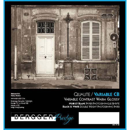Bergger 11x14 VC Variable Contrast CB Fiber Based Black & White Enlarging Paper