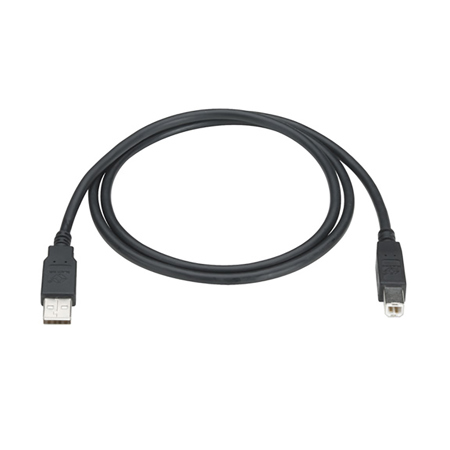 Black Box 10' USB 2.0 Type-A to Type-B Cable, Black
