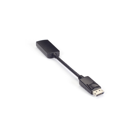 Black Box Active Mini DisplayPort 1.2 to HDMI 2.0 Video Adapter Dongle, Black