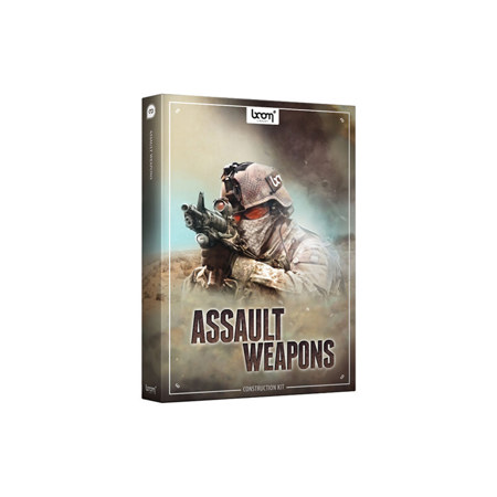 BOOM Library ASSAULT WEAPONS Construction Kit Sound Effects Library, Download