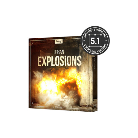 BOOM Library URBAN EXPLOSIONS Designed Sound Effects Library, Download