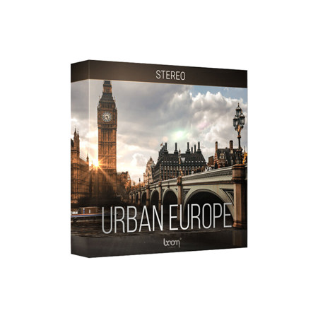 BOOM Library URBAN EUROPE STEREO Edition Sound Effects Library, Download