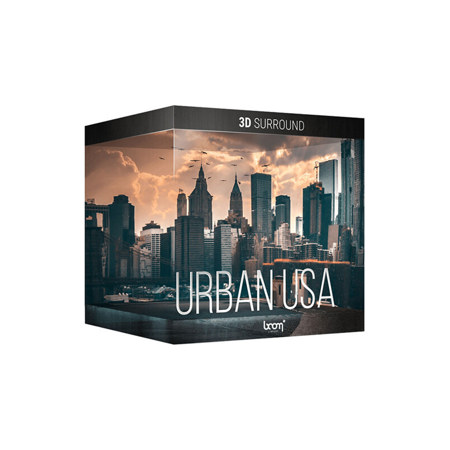 BOOM Library URBAN USA 3D SURROUND Edition Sound Effects Library, Download