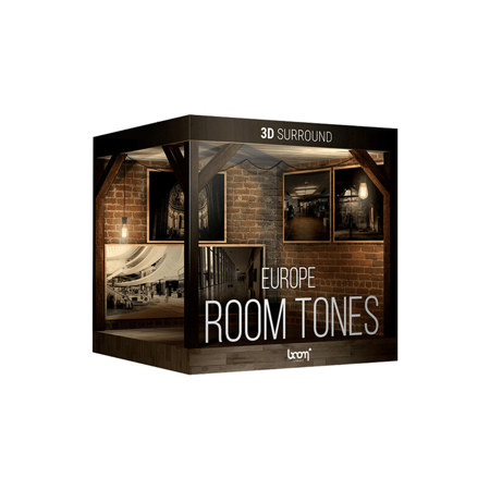 BOOM Library ROOM TONES EUROPE 3D SURROUND Edition Sound Effects Library, Download