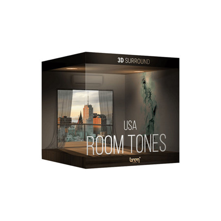 BOOM Library ROOM TONES USA 3D SURROUND Edition Sound Effects Library, Download