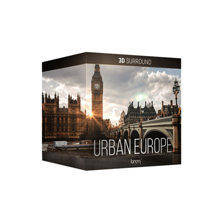 BOOM Library URBAN EUROPE 3D SURROUND Edition Sound Effects Library, Download